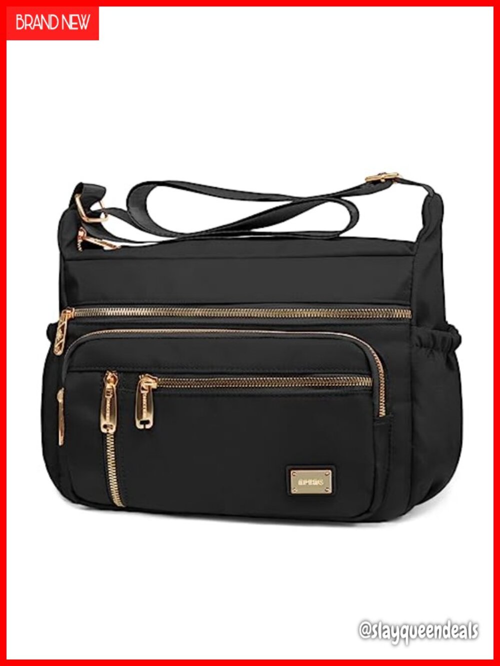 NPBAG Crossbody Bag Water-Resistant Multi-Pockets Shoulder Purse Messenger